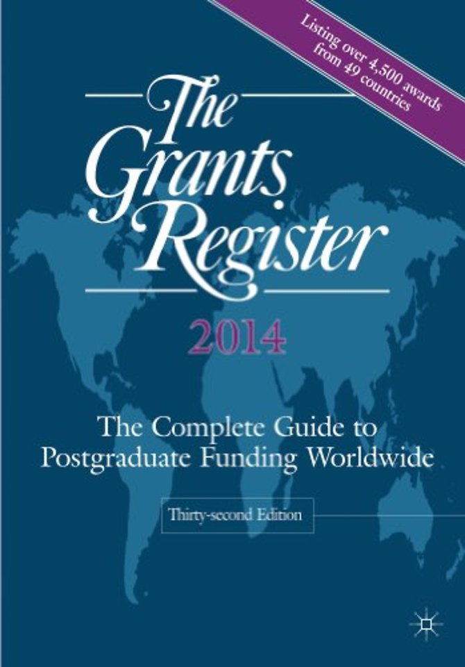 The Grants Register 2014