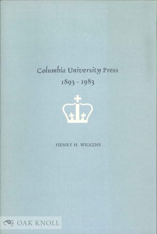Columbia University Press, 1893–1983