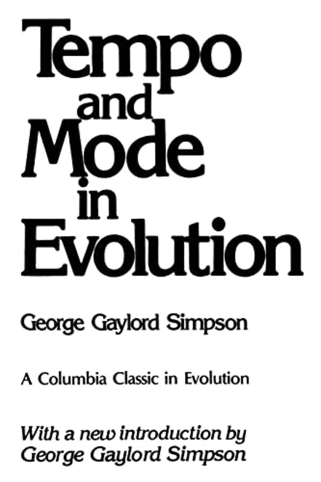 Tempo and Mode in Evolution