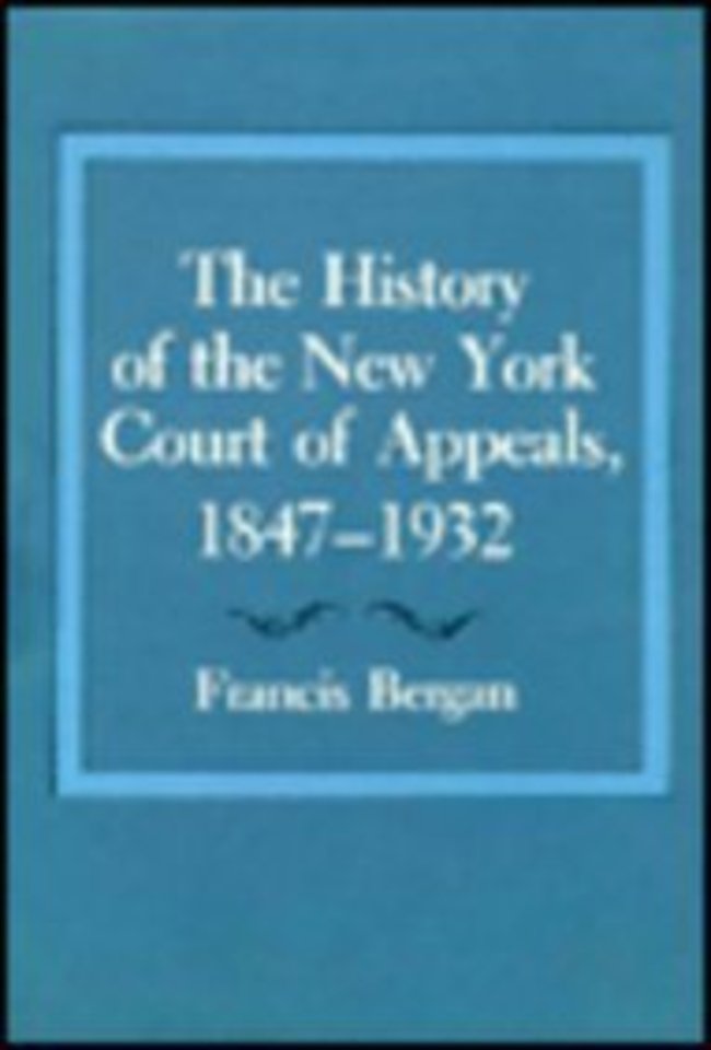 The History of the New York Court of Appeals