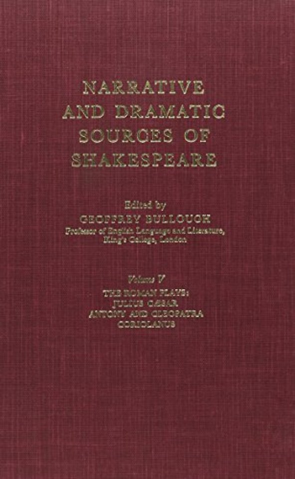 Narrative and Dramatic Sources of Shakespeare