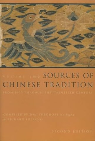 Sources of Chinese Tradition