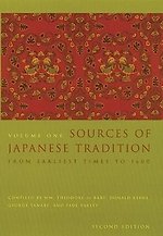 Sources of Japanese Tradition – From Earliest Times to 1600
