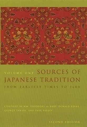 Sources of Japanese Tradition – From Earliest Times to 1600