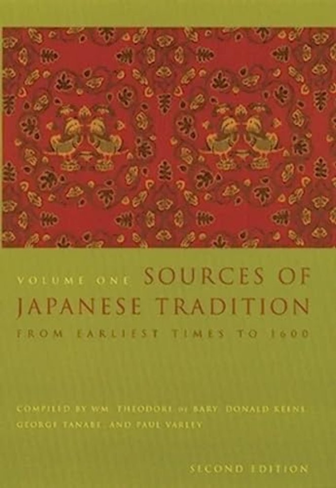 Sources of Japanese Tradition – From Earliest Times to 1600