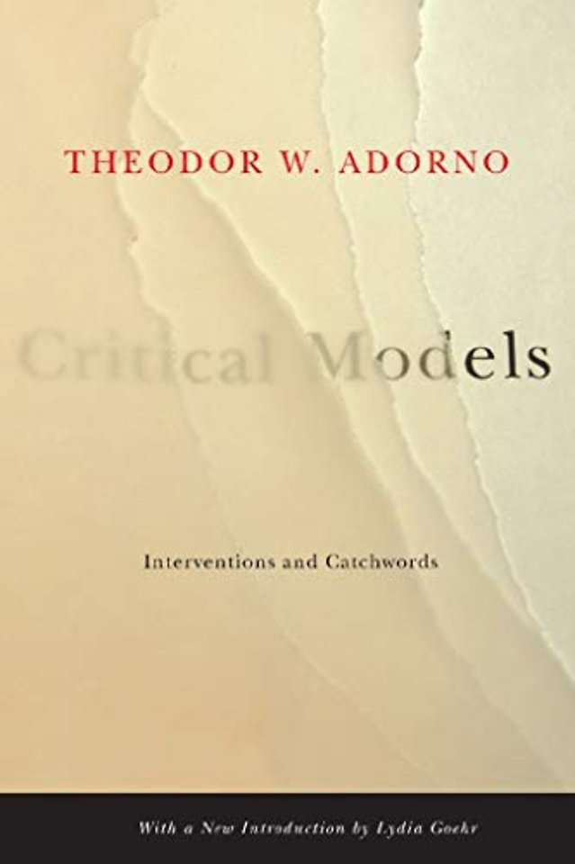 Critical Models – Interventions and Catchwords