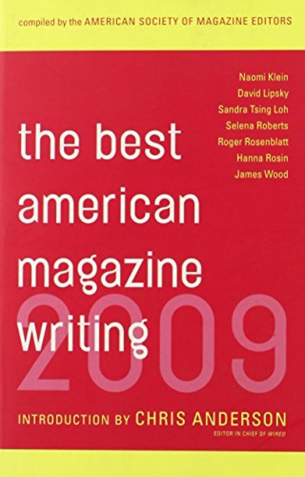 The Best American Magazine Writing 2009
