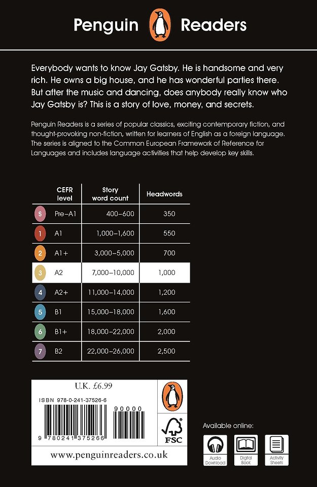 Penguin Readers Level 3: The Great Gatsby (ELT Graded Reader)