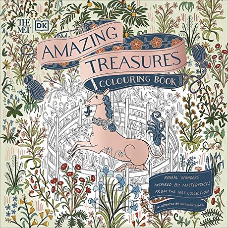 The Met Amazing Treasures Colouring Book
