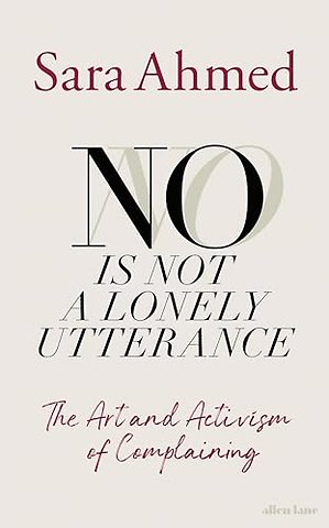 No Is Not a Lonely Utterance