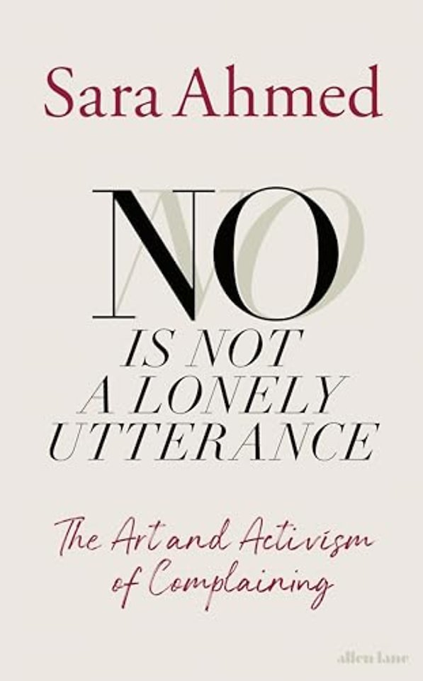 No Is Not a Lonely Utterance