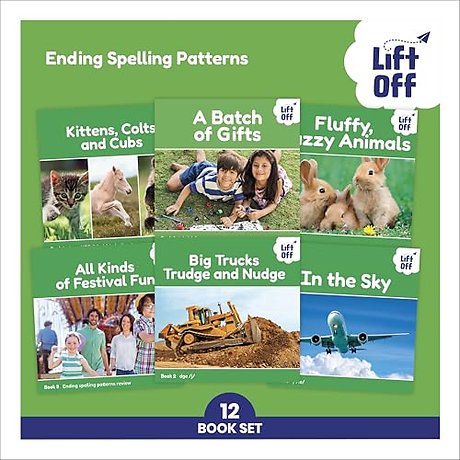 Phonic Books Lift Off Readers Ending Spelling Patterns