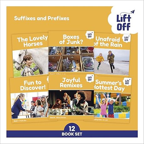 Phonic Books Lift Off Readers Suffixes and Prefixes