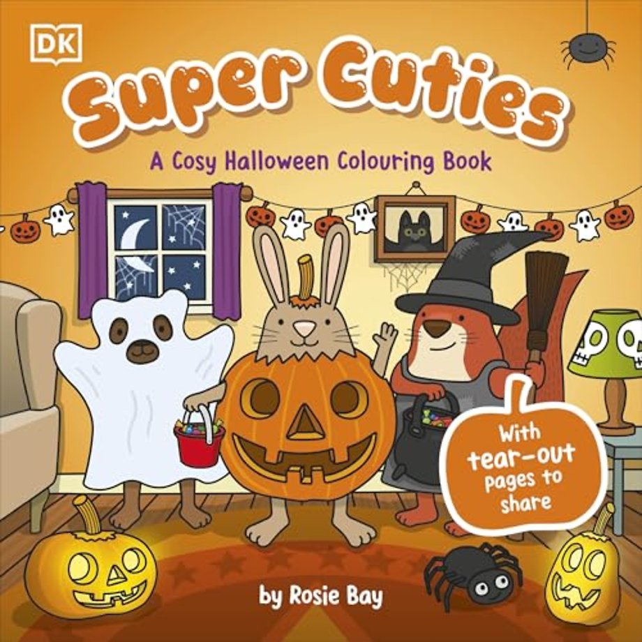Super Cuties A Cosy Halloween Colouring Book