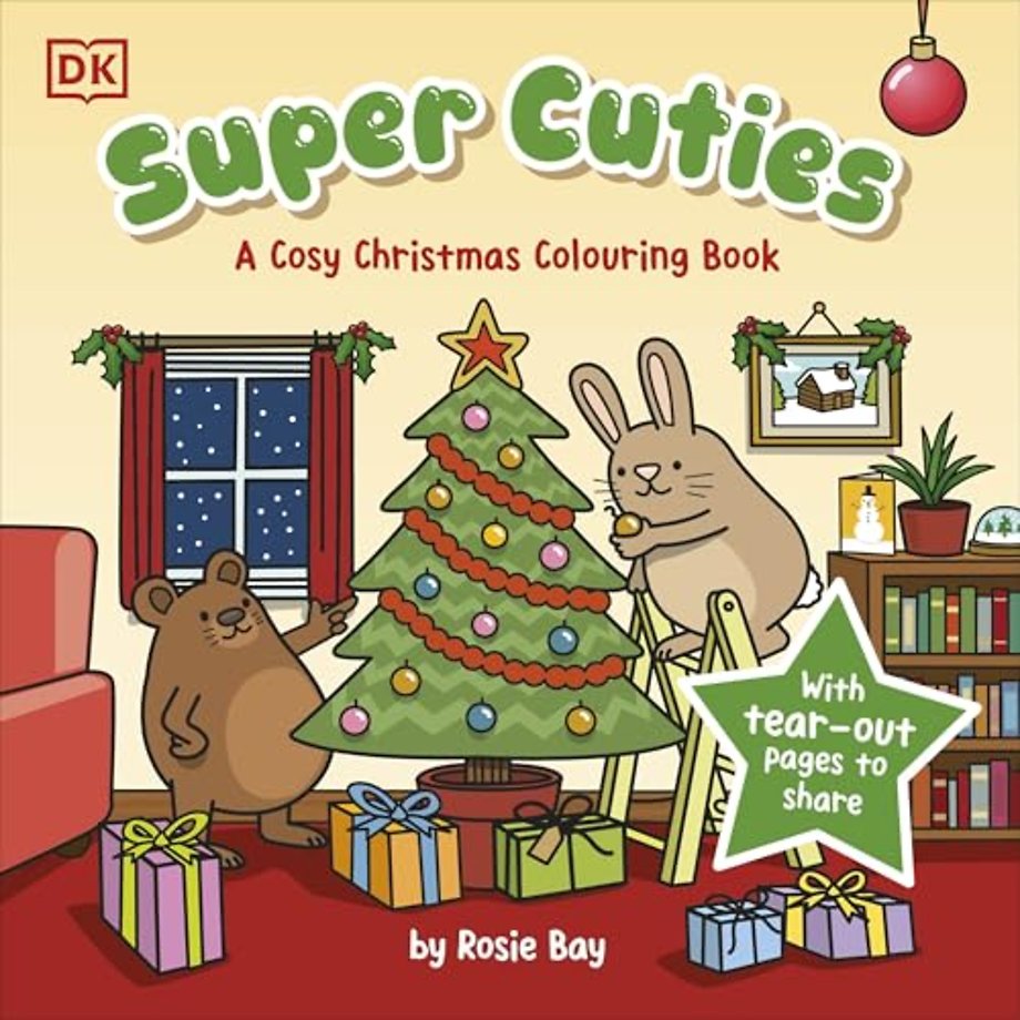 Super Cuties A Cosy Christmas Colouring Book