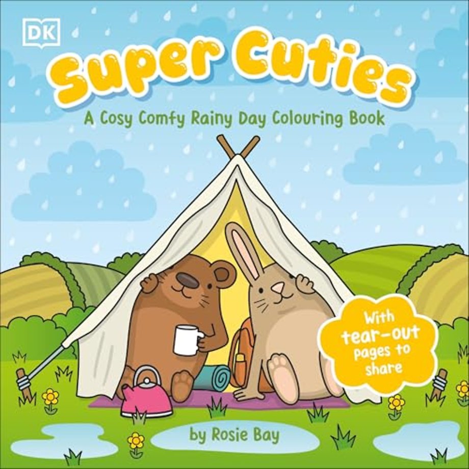 Super Cuties A Cosy Comfy Rainy Day Colouring Book