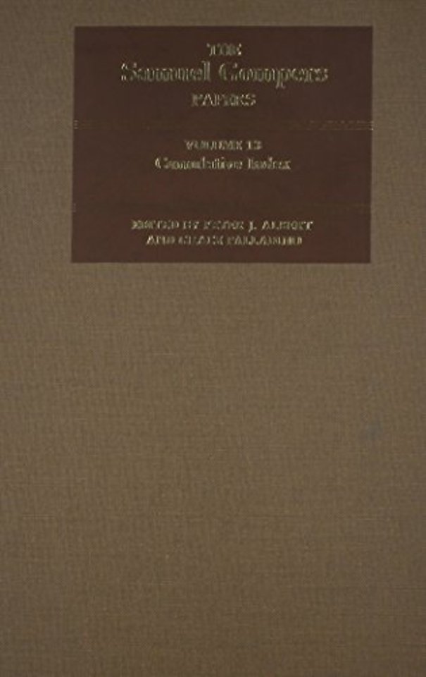The Samuel Gompers Papers, Volume 13 – Cumulative Index