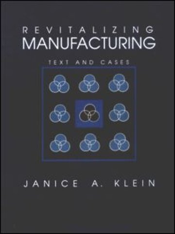 Revitalizing Manufacturing