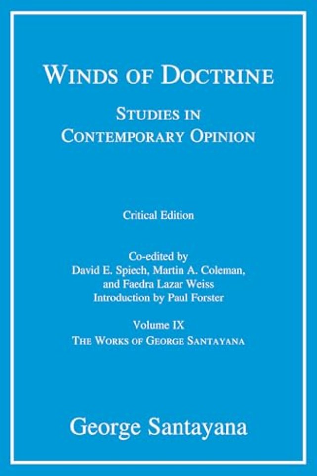 Winds of Doctrine, critical edition, Volume 9