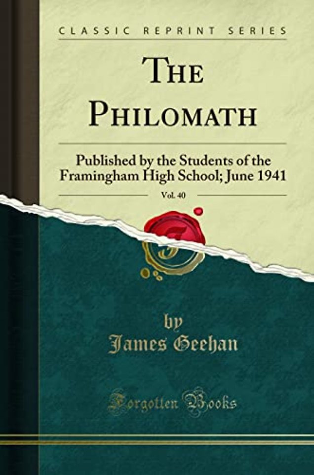 The Philomath, Vol. 40
