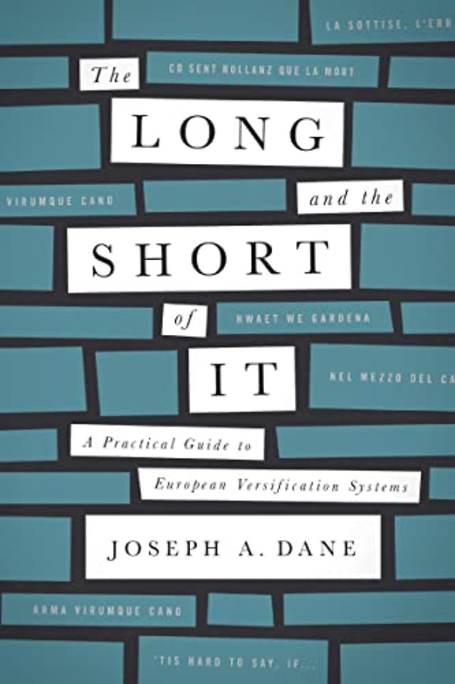 The Long and the Short of It – A Practical Guide to European Versification Systems
