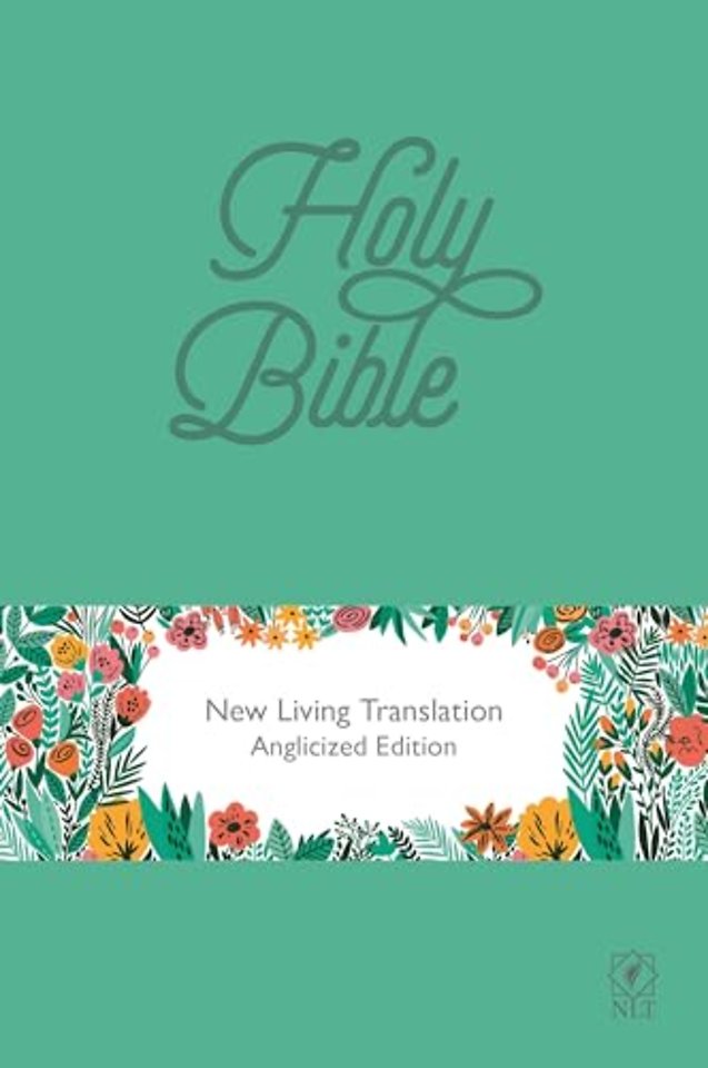 NLT Holy Bible, Teal Soft–tone Flexiback, Debossed Cover, British Text, NLT New Living Translation, Flexiback, Standard size