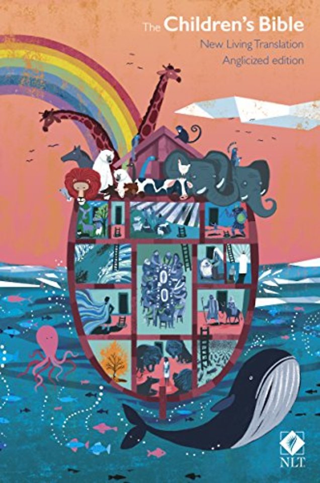 The Children′s Bible: New Living Translation: With Noah′s Ark and Rainbow and Other Colourful Illustrations, British Text Edition