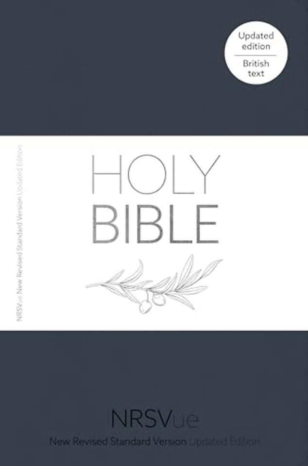 NRSVue Holy Bible, Navy Flexiback, Debossed Detail, Silver Ribbon Marker, British Text, NRSVue New Revised Standard Version Updated Editio