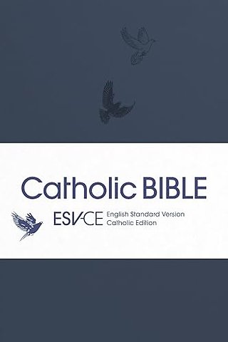 ESV–CE Catholic Bible, Pocket Edition, Navy Blue Flexiback, Debossed Dove, British Liturgical Bible, ESV–CE, Flexiback, Pocket size
