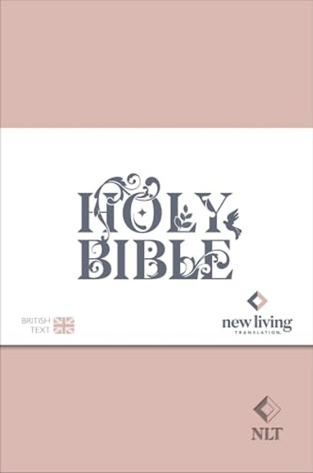 NLT Holy Bible, Pink Flexiback, Leather–Feel, Debossed Detailing, British Text, NLT New Living Translation, Flexiback, Standard size