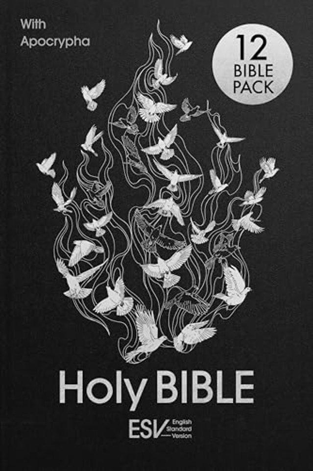 ESV Holy Bible with Apocrypha, Anglicized Standard Edition, Pack of 12, ESV English Standard Version, Hardback, Standard size