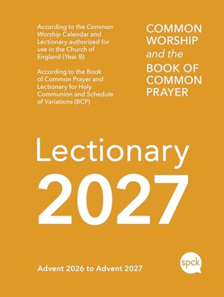 Common Worship Lectionary Spiral 2027 – Church of England Liturgical Calendar with the Book of Common Prayer (Includes Daily Readings and