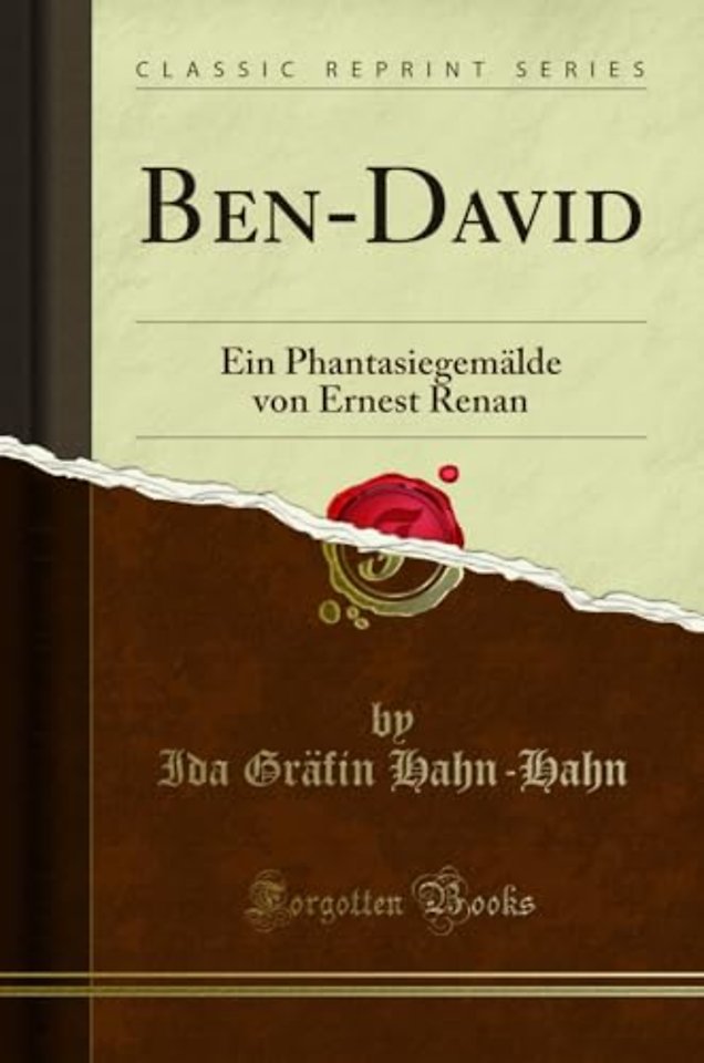 Ben-David: Ein Phantasiegemalde von Ernest Renan (Classic Reprint)