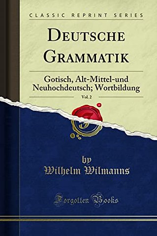 Deutsche Grammatik, Vol. 2