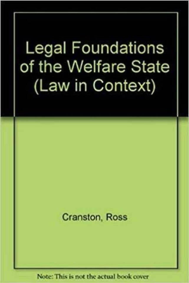 Legal Foundations Of The Welfare State