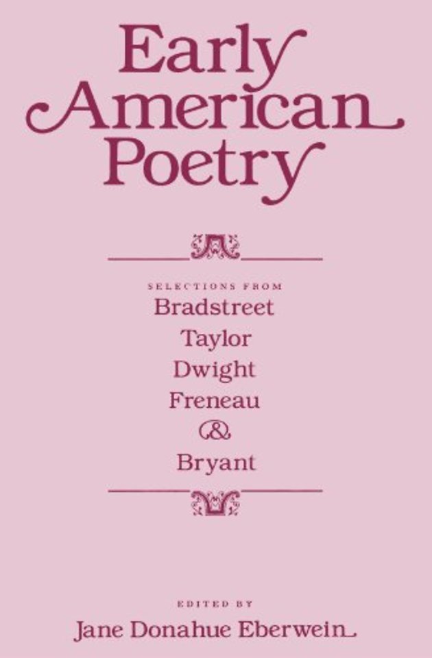 Early American Poetry