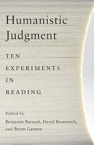 Humanistic Judgment – Ten Experiments in Reading