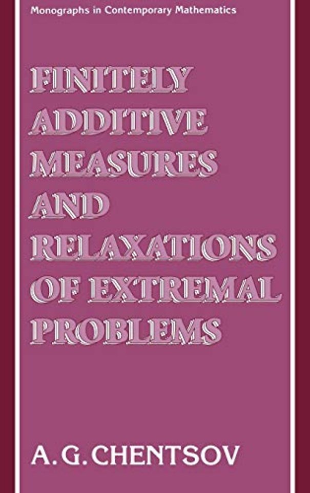 Finitely Additive Measures and Relaxations of Extremal Problems
