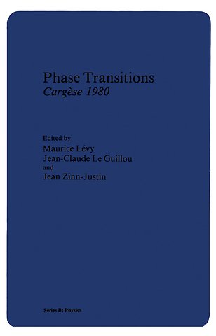 Phase Transitions Cargèse 1980