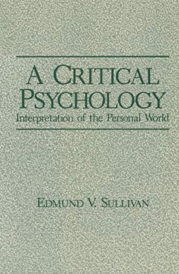 A Critical Psychology