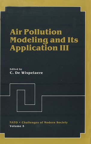 Air Pollution Modeling and Its Application III