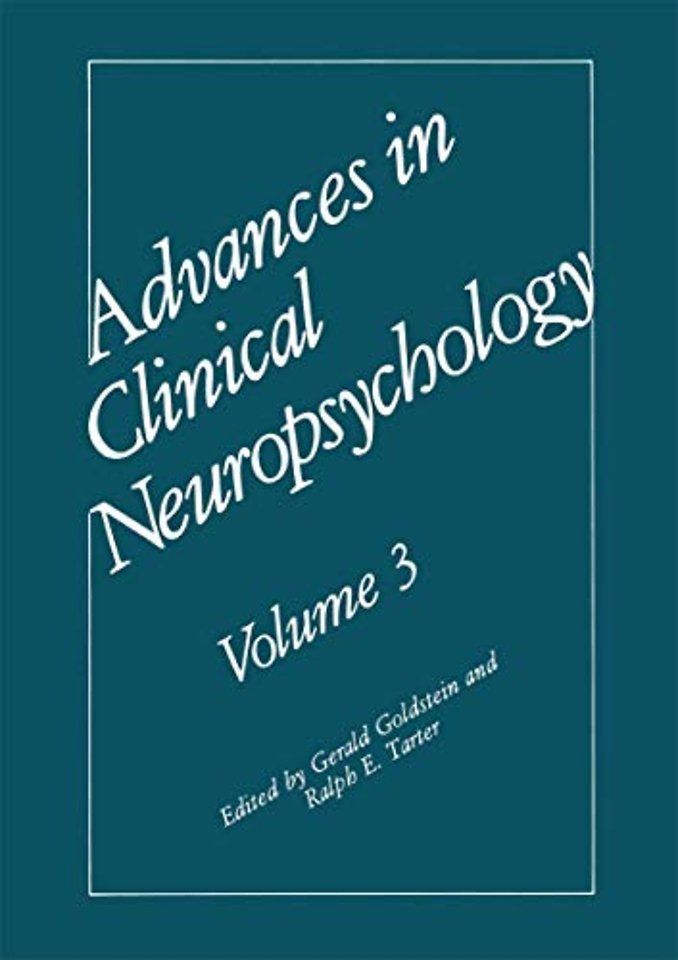 Advances in Clinical Neuropsychology