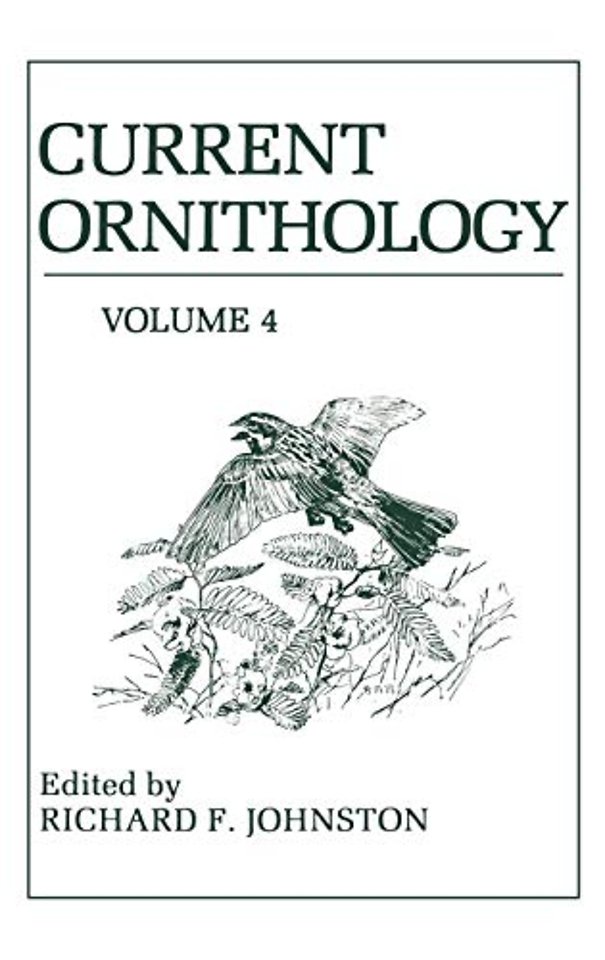 Current Ornithology, Volume 4