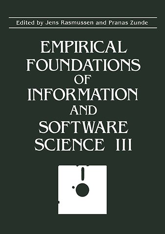 Empirical Foundations of Information and Software Science III