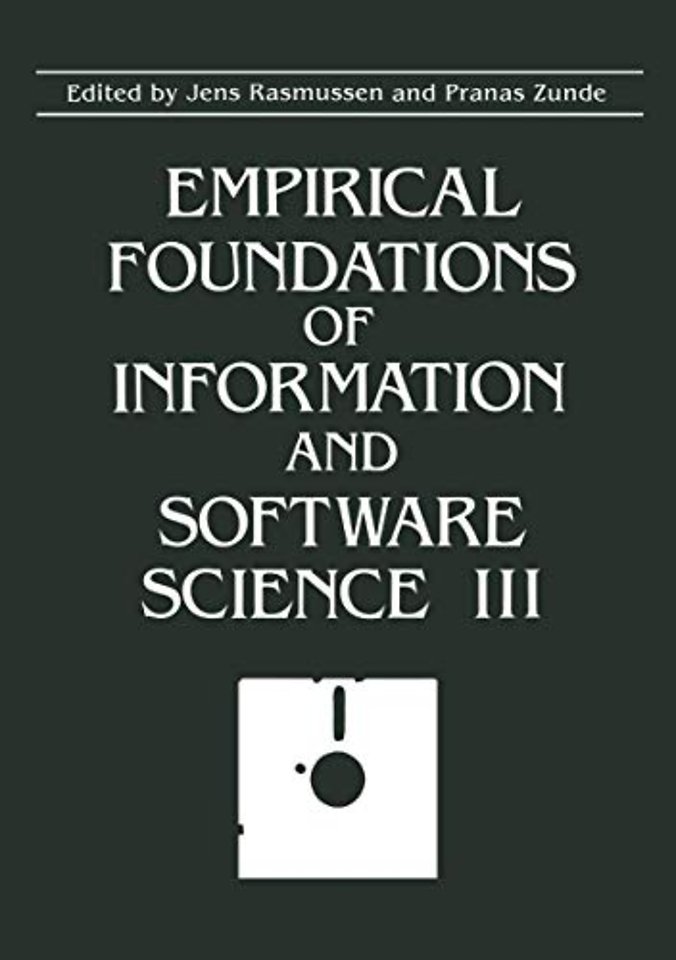 Empirical Foundations of Information and Software Science III