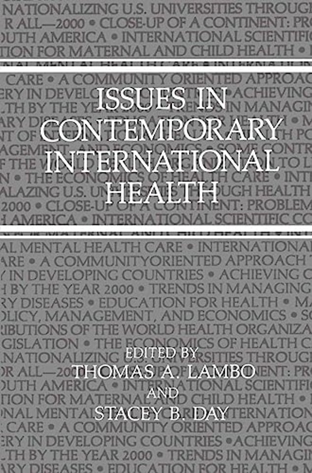 Issues in Contemporary International Health