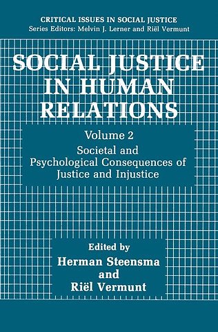 Social Justice in Human Relations Volume 2