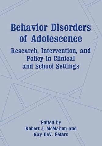 Behaviour Disorders of Adolescence