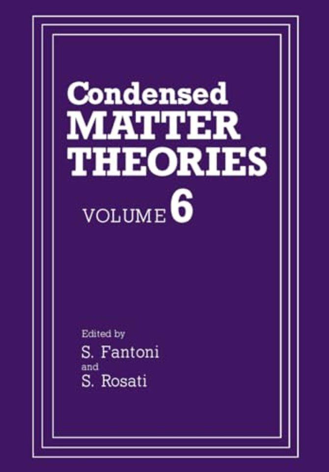 Condensed Matter Theories