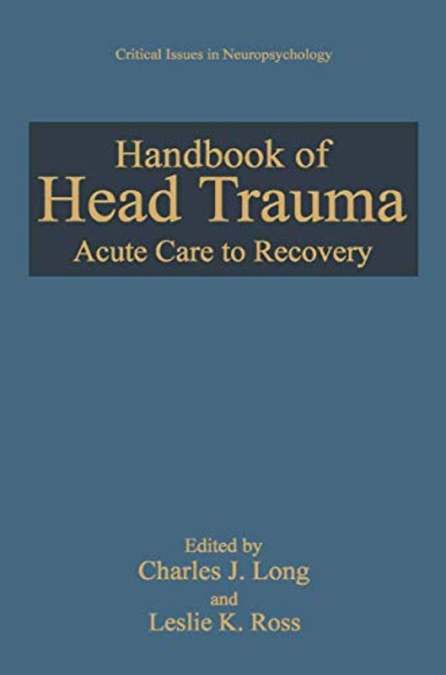 Handbook of Head Trauma